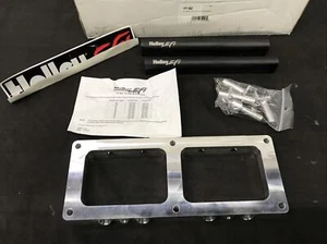 Espaciador inyector sobrecargador Holley EFI 17-92 - 6/8-71 con rieles EFI - Imagen 1 de 18