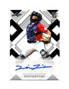 2023 Leaf Perfect Game National Showcase Autographs #AUIL1 IVAN LUCIANO 8/50 - Picture 1 of 2