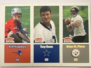 Tony Romo Kliff Kingsbury 2003 Fleer Tradition Rookie Card #299 (2951) - Foto 1 di 2