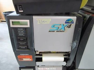 TOSHIBA SX4 B-SX4T-GS20-QM-R LAN RJ45 Thermal Thermo DT/TT Label Drucker - 1,5KM - Picture 1 of 6