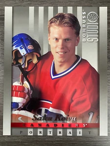 1997-98 Donruss Studio - 8x10 Portrait #19 Saku Koivu - Picture 1 of 2