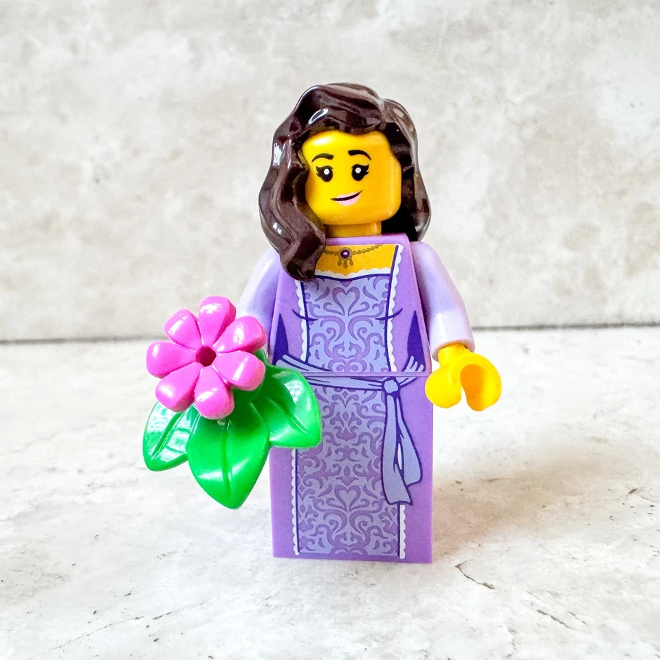 LEGO Castle Fantasy Principessa Dama Castello Incantato Fiori Corte Minifigure - Immagine 1 di 1