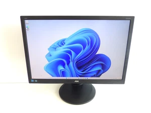 AOC E2460P XDA 24" 1920x1200 WUXGA LCD LED Display Monitor #25 B - Afbeelding 1 van 5