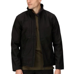 Regatta Professional Mens Octagon II Printable 3 Layer Membrane Softshell -Black - Picture 1 of 4