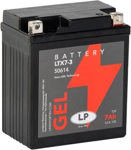 Landport GelBattery 12V Fits Honda CB 600 F Hornet PC34,PC36 2002-2006 MG LTX7-3 - Picture 1 of 7