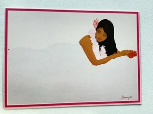 Island Heritage Art Collection Blank Vtg 5X7” Hawaii Card Luigi Fumagalli Moment - Picture 1 of 4