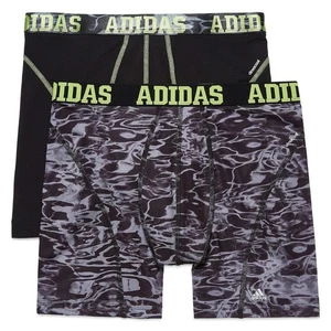 Adidas Mens Sport-Performance ClimaCool Boxer Brief - Solar Slime/Black, Size XL - Picture 1 of 7