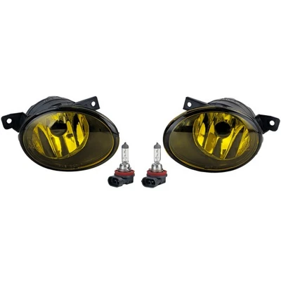 TENZO-R Klarglas Nebelscheinwerfer Gelb für VW T5 Bus Transporter Multivan Facelift 9-15