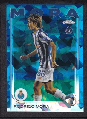 RODRIGO MORA TOPPS 2025 CROMO UEFA EUROPA LEAGUE RC HIELO AGRIETADO AZUL Foto 1 de 2