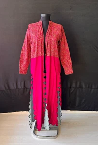 Antique Ottoman Silk Kaftan: Turkish Costume, Three Skirts (1900-1950)Anatolian - Picture 1 of 9
