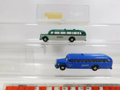 2x Brekina H0 1:87 Bus MB O 5000: Biebertal + 5131 Touring,Sg + 1x Box # - Immagine 1 di 4