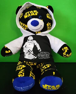 Build a Bear Star Wars Logo Oso con Sudadera Camiseta Negra THE FORCE AWAKENS - Imagen 1 de 6
