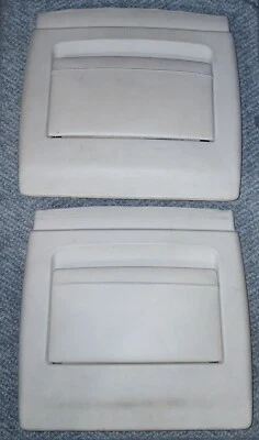 BMW 750IL E38 1998 par de paneles traseros de asiento delantero (L y R) - beige Foto 1 de 4