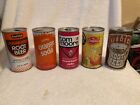 Mixed  lot of  5 Cans  Vintage  Soda cans