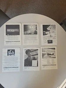 Lot (6) Dallas Aviation School Air College WW2 Flying Popular Aviation Print Ads - Picture 1 of 8