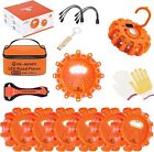 8-PK LED Emergency Road Flares - Versatile and Reliable Roadside Safety Tool Set