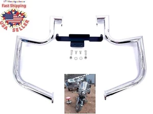 NEW VTX1800R Honda Retro S N Neo HORNS TYPE Chrome Freeway Crash Highway Bar USA - Picture 1 of 11