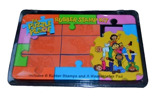 THE PUZZLE PLACE Rubber Stamp Set New Old Stock RARE Unused Vintage 1990's - Picture 1 of 4