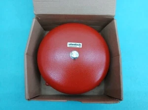 WHEELOCK 6" MOTOR BELL-RED MB-G6-24-R 24VDC 40mA - Picture 1 of 2