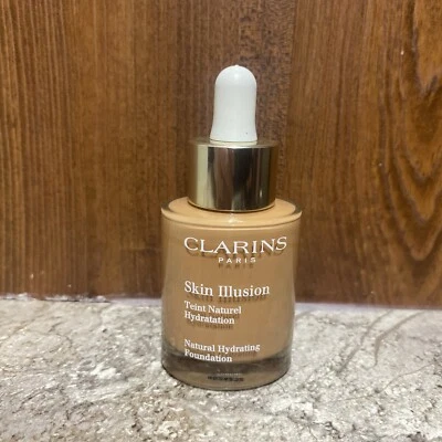 Clarins Skin Illusion Natural Hydrating Foundation #115 COGNAC,  1 Oz New No Box - Image 1 of 4