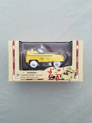 Golden Wheel Pedal Power NYC Taxi Yellow Diecast Pedal Car 1/10 NIP Mint  - Image 1 of 3