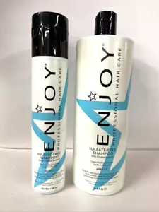 ENJOY Sulfate Free Shampoo - 1 Liter (33.8 Oz) & 10.1 oz Duo set - Picture 1 of 3