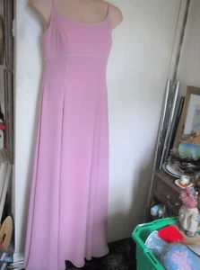 BNWT LADIES VICTORIAN ROSE DUSK PINK CHIFFON BEADED DRESS BELLA FORMALS VENUS 14 - Picture 1 of 9