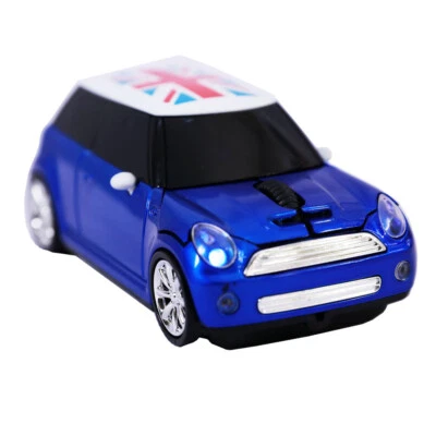 Wireless Mini Cooper Suv car optical Mouse mice LED for PC Laptop Gift USB 2.4G - Image 1 of 4