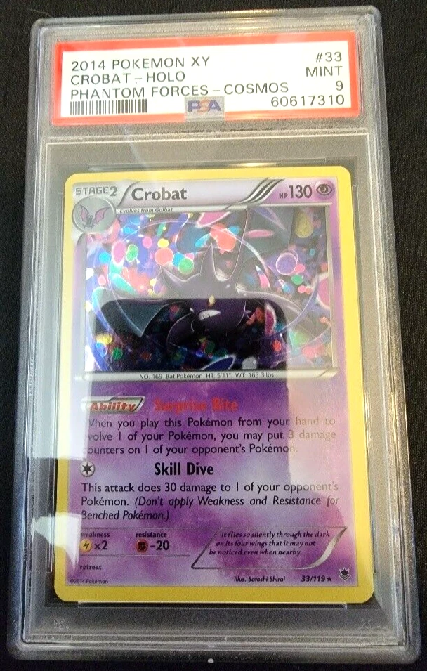 Holo Foil Crobat # 33/119 Cosmos Legacy Promo Set Pokemon Cards PSA 9 MINT - Image 1 of 1