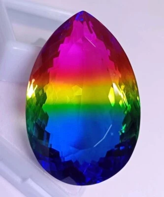 Tourmaline Bi-Colour Cut 65+ Ct Natural Loose Certified Gemstone - Image 1 of 4