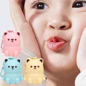 Keychains Little Bear Lipstick Glaze Child ren's lip balm C5U2 - Picture 1 of 14