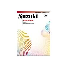 Suzuki Piano School Volume 2 New International Method Book and CD