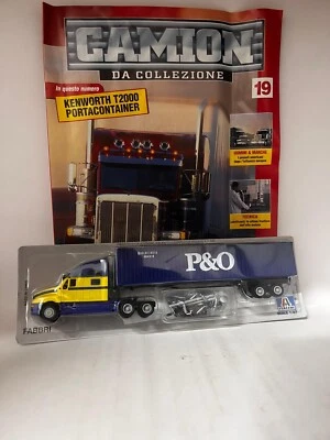 KENWORTH T2000 PORTACONTAINER 1:87 USCITA 19 P&O CAMION DA COLLEZIONE  ITALERI - Immagine 1 di 2