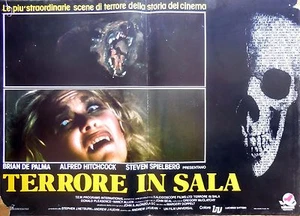 LOTTO SET 4 FOTOBUSTE LOBBYCARD TERRORE IN SALA   HORROR DOCUMENTARIO - Picture 1 of 4