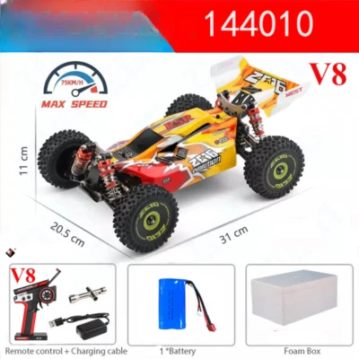 Juguetes Carreras Coche RC Motor Sin Escobillas 4x4 Alta Velocidad Todoterreno para Niños y Adultos Foto 1 de 4