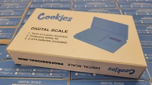 Cookies Mini Scale 500g x 0.01g Blue NEW SEALED g ct ozt oz dwt ti gn - Picture 1 of 6
