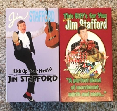 Jim Stafford Kick Up Your Heels! & This Gift's For You VHS Branson Christmas - Image 1 of 2