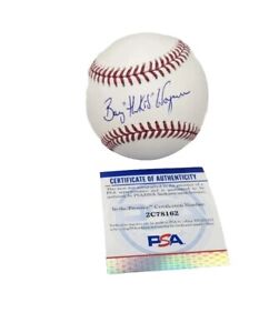 BILLY WAGNER INSCRIBED "The Kid" Signed Autographed MLB Baseball Astros Mets PSA