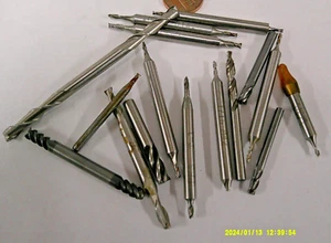 LARGE LOT OF SMALL END MILLS FRESH FROM CUTTER GRIND D0404-5 "F - Picture 1 of 6