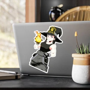 Waifu Girl Maki Oze Ecchi Hentai Fire Force Anime Japan Kiss-Cut Sticker Decal - Picture 1 of 14
