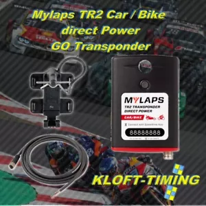 Mylaps TR2 Car/Bike Transponder, direkt Power, GO (kein Abo) - Bild 1 von 6