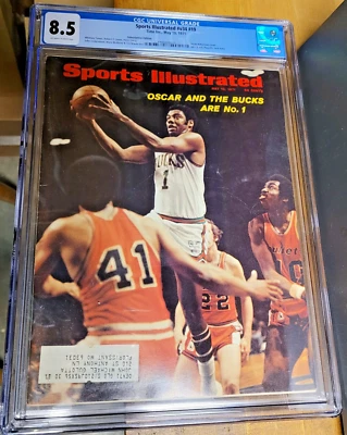 Oscar Robinson Big O SPORTS ILLUSTRATED 10 DE MAYO 1971 Triple Doble Temporada Promedio Foto 1 de 3