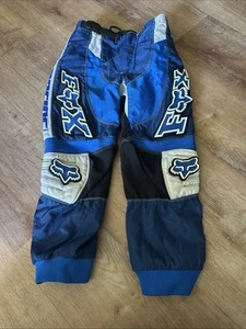 Fox Racing Pants Youth Size 8/24 Motocross MX Kids Boys Racing Hip pads - Foto 1 di 5