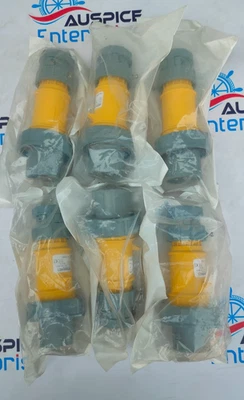 MENNEKES 3794 ELECTRICAL PLUG RS 235-9966 16A-4H/100-130V 50-60Hz 2P+E LOT OF 2 - image 1 of 4