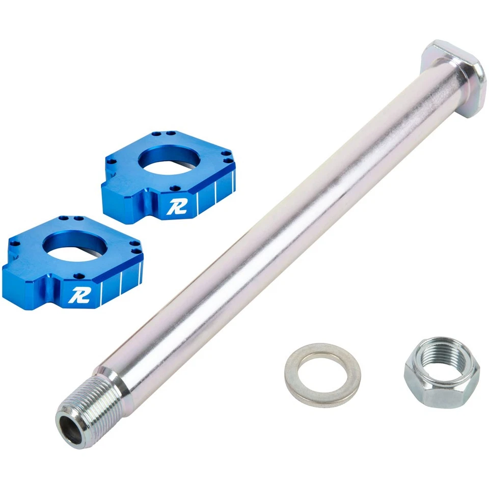 Ride Engineering YZ Axle & Block Kit Blue For GASGAS EC 300 GP (Fuel Injected) - Image 1 of 1