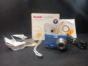 Cámara digital Kodak EasyShare C180 10,2 MP azul EXCELENTE ESTADO - Imagen 1 de 24