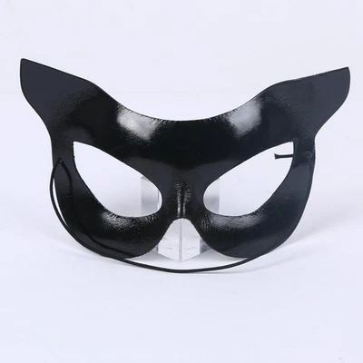Cat Woman Mask Costume Accessories Half Face for Girls Woman Night Club - Image 1 of 4