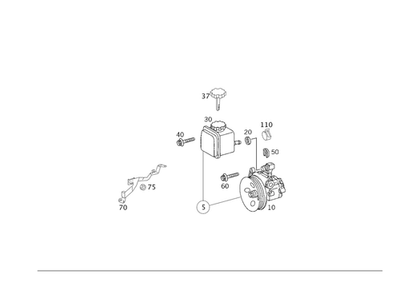 Bomba hidráulica remanufacturada genuina Mercedes-Benz 002-466-98-01-87 Foto 1 de 2