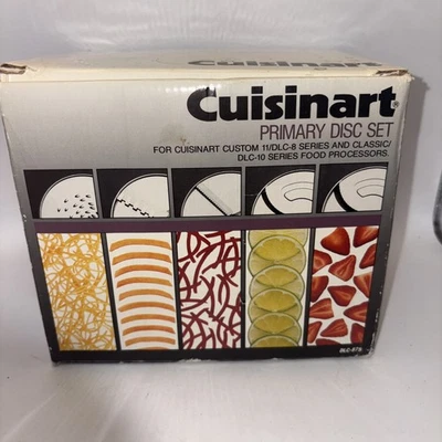 Juego de 5 discos Cuisinart Primary procesador de alimentos personalizado 11/DLC-8 clásico DLC-875 Foto 1 de 4
