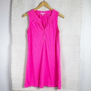LILLY PULITZER neon pink Essie sleeveless dress SMALL - Picture 1 of 7